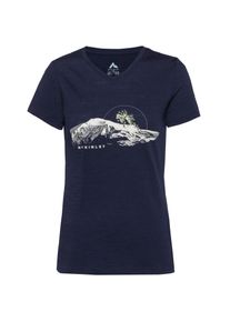 McKINLEY Shay Ii Funktionsshirt Damen - blau - Gr. 38 - Wolle/Polyamid