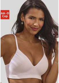 Lascana Push-up-BH 'COMFY BRA' weiß Gr. 70C. Mit Integriertem Kissen und ohne Bügel. Nachhaltig.
