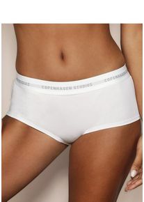 Copenhagen Studios Panty weiß Gr. L (40) für Damen. Mit Logobund. Körpernah. Nachhaltig.