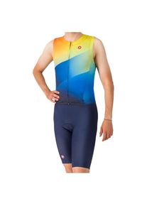 Castelli Free Sanremo Tri Suit Sleeveless Radeinteiler Herren (Gr S |blau |wasserdicht)