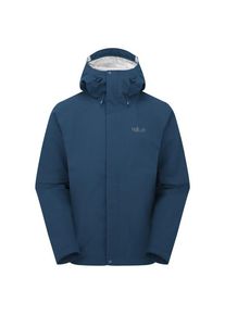Rab Firewall Jacket Regenjacke Men (Gr XL |blau |wasserdicht)