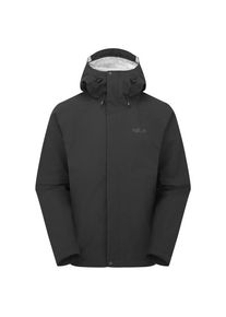 Rab Firewall Jacket Regenjacke Herren (Gr XXL |schwarz |wasserdicht)