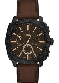Fossil Herren Chronograph "MACHINE (NEW GENERATION)"braun, schwarz, Armbanduhren, Quarzuhr, Armbanduhr, Herrenuhr, Edelstahlarmband, analog