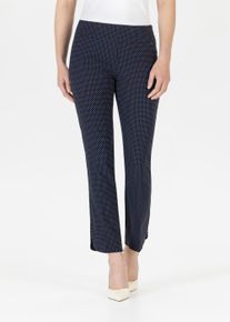 Stehmann Damen Leggingsmarine,300, casual, Gr. 42, gepunktet, Obermaterial: 60% Viskose, 25% Polyamid, 11% sonstige Fasern, 4% Elasthan, Hosen, im