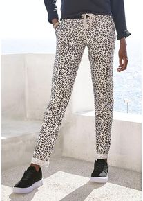 Lascana Loungepants mehrfarbig Gr. 32/34 für Damen. Mit Tunnelzug, Kordelzug. Bequem. Nachhaltig.