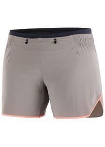 Salomon Sense Aero 5 Laufshorts Damen (Gr L |grau)