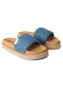 Rip Curl Premium Surf Bloom Espadrille Sandalen Damen (Gr 40 |beige/blau)