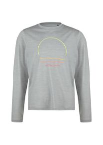 Merinoshirt Stoic Merino155 LaholmSt. Print L/S Kinder (Gr 104 |grau)