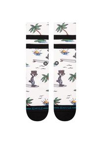 Stance Kool Kats Crew Multifunktionssocken Kinder (Gr L |weiß)