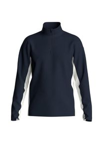 Woll- & Merinopullover We Norwegians Voss 1/4-Zip Herren (Gr M |blau)
