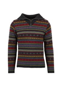 Flomax Troyer Hendrik Wollpullover Herren (Gr XXL |schwarz)