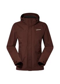 Berghaus Hillwalker Interactive Shell Jacket Regenjacke Men (Gr XL |braun |wasserdicht)