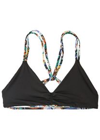Patagonia Reversible Seaglass Bay Top Bikini-Top Women (Gr XS |schwarz)