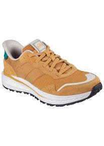 Skechers Herren Slip-On Sneaker "SLADE ULTRA", Gr. 48,5hellbraun, ockerfarben, Veloursleder, Textil, casual, Schuhe, mit Bungee Schnürung