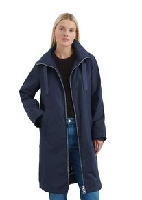 Marc O'Polo MARC O'POLO Damen Langmantel "aus recyceltem Polyester-Canvas"cloudless night, casual, Gr. 36, unifarben, Obermaterial: 100% Polyester, Mäntel