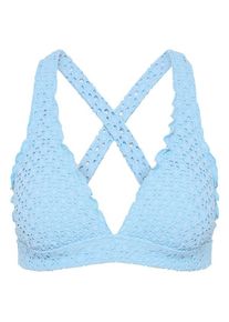 Bikini Top Seafolly Daydreamer Multi Fit Longline Tri Damen (Gr 34 |blau)