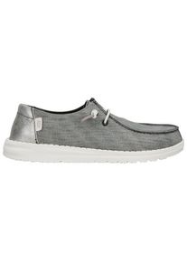 HeyDude Wendy Metallic Sparkle Sneaker Damen (Gr 41 |grau)