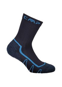 CMP Trekking Sock Poly Mid Wandersocken Kinder (Gr 28/30 |blau)