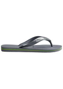 Havaianas Brasil Logo Sandalen (Gr 39/40 |grau)