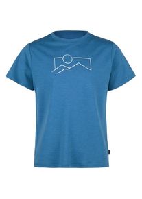 Merinoshirt Stoic Merino155 LaholmSt. Print T-Shirt Kinder (Gr 152 |blau)