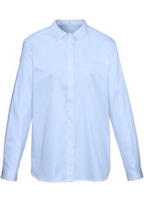 Peter Hahn - Bluse im Oversized-Schnitt, blau, Gr. 36 / S - Baumwolle