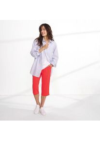 LANDS' END Interlock-Caprihose mit Dehnbund, Damen,  Orange, Baumwolle, by Lands' End