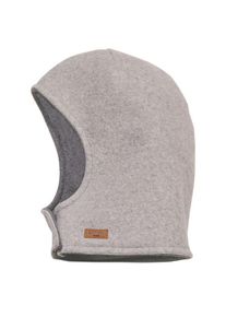 MaxiMo Mini-Schlupfmütze Fleece mit Klettverschluß Mütze Kinder (Gr 49 cm |grau)