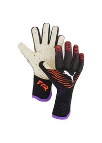 Puma Damen Torwarthandschuhe "FUTURE Ultimate NC Fußball Torwarthandschuhe Unisex"schwarz glowing rot lila glimmer, Gr. 9, Handfläche: 100% Latex;