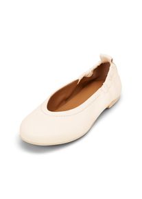 Marc O'Polo MARC O'POLO Damen Ballerina "aus edlem Rindleder", Gr. 38raw cotton, Obermaterial: 100% Leder (Rind), unifarben, Schuhe