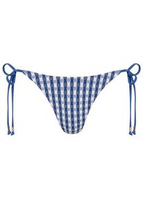 Seafolly Bella Tie Side Rio Pant Bikini-Bottom Damen (Gr 10 |blau)