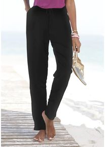Beach Time BEACHTIME Jerseyhose schwarz Gr. 34 für Damen. Figurumspielend. Nachhaltig.