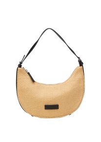 Marc O'Polo MARC O'POLO Damen Umhängetasche "in Raffia-Bast-Optik"dry wheat, Polypropylen, Baumwolle, unifarben, Taschen