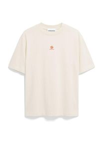 T-Shirt armedangels Tarjaa Back Flowaa Damen (Gr M |weiß)