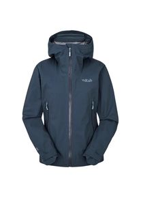 Rab Firewall Light Jacket Regenjacke Women (Gr 44 |blau |wasserdicht)