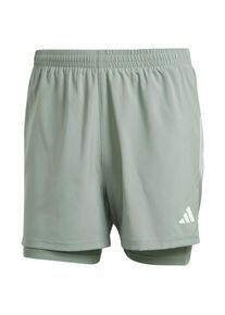 Laufshort Adidas Own the Run Bars Shorts 2in1 Herren (Gr XXL |grau)