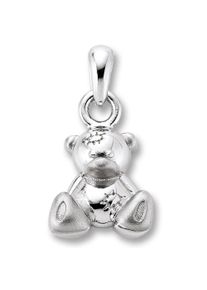 ONE ELEMENT Mädchen Ketten-Anhänger "Teddybär Anhänger aus 925 Silber", Damen, Silber 925 (Sterlingsilber), silber, Silber 925 (Sterlingsilber),