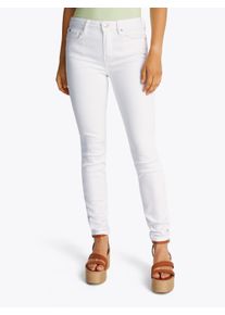 Tommy Hilfiger Damen Skinny-fit-Jeans "COMO Skinny Regular Waist", weiß, casual, Gr. 34, unifarben, Denim/Jeans, Obermaterial: 92% Baumwolle, 6%