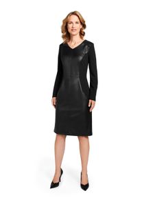 Damen Jerseykleid "HERMANN LANGE Collection Jerseykleid Rebecca", schwarz, Gr. 46, HERMANN LANGE Collection, 100% Polyester, Kleider