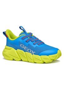 Geox Kinder Sneaker "J FLEXYPER FAST BOY", Gr. 32, blau, Textil, Synthetik, colorblocking, sportlich, Schuhe, Chunky Sneaker, Laufschuh, Sportschuh