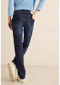 Cecil Damen Slim-fit-Jeans, blau, casual, Gr. 29, unifarben, Jeans, 78% Baumwolle, 20% Polyester, 2% Elasthan, Jeans, 5-Pocket-Style