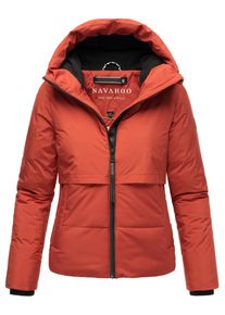 Navahoo Damen Steppjacke "Liebesküken XIV", orange, modisch, Gr. XXL, Obermaterial: 100% Polyester (recycelt), Innenfutter: 100% Polyester,