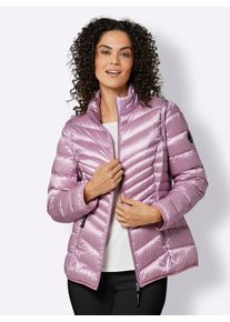 Damen Daunenjacke, rosa, Gr. 44, CREATION L PREMIUM, unifarben, 55% Polyamid, 45% Polyester, Füllung:90% Daunen, 10% Federn, Jacken