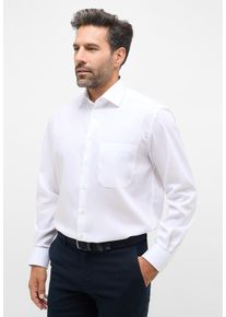 Eterna Herren Langarmhemd "COMFORT FIT", weiß, Gr. 45, Popeline, 100% Baumwolle, Hemden, NON IRON (bügelfrei)
