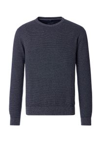 Casamoda Herren Strickpullover "Casamoda Pullover uni", blau, Gr. XL, 100% Baumwolle, Pullover