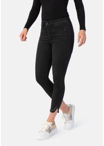 STOOKER WOMEN Damen 5-Pocket-Jeans "Rio Fashion Skinny Fit", schwarz, casual, Gr. 50, Denim/Jeans, 82% Baumwolle, 17% Polyester, 1% Elasthan, Jeans,