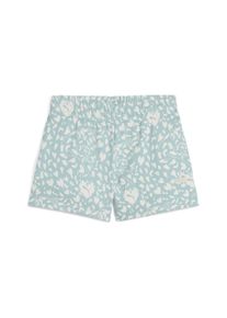 Puma Kinder Sporthose "Flaming Love Hochgeschnittene Shorts Mädchen"modern mint grün, Gr. 152, animal-print, Obermaterial: 68% Baumwolle, 32%