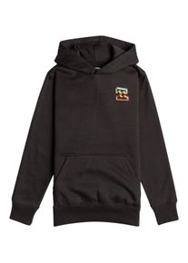 Billabong Kinder Kapuzensweatshirt "Crayon Wave", schwarz, Gr. S, 60% Polyester, 40% Baumwolle, Sweatshirts