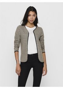 Only Damen Strickjacke "ONLDIAMOND LIFE L/S CARDIGAN JRS", braun, modisch, Gr. S, unifarben, Strick, Obermaterial: 100% Baumwolle, Strickjacken