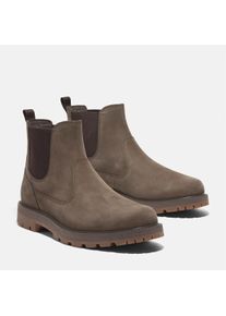 Timberland Herren Chelseaboots "BRITTON ROADMID CHELSEA BOOT", Gr. 41,5, braun, Leder, sportlich, Schuhe, Stiefelette, Winterschuhe, Ankle Boots
