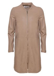 Maze Damen Ledermantel "4202040", beige, Gr. XL, Obermaterial: 100% Lammleder / Futter: 100% Polyester, Mäntel
